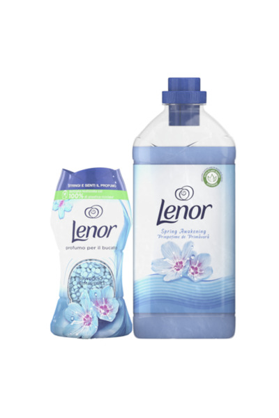 lenor Pachet balsam de rufe Spring Awakening, 1.7L + Perle parfumate Spring A...