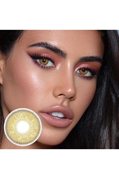 Fresh Lady Foggy Brown Brown colored contact lenses, complete package with solution and case