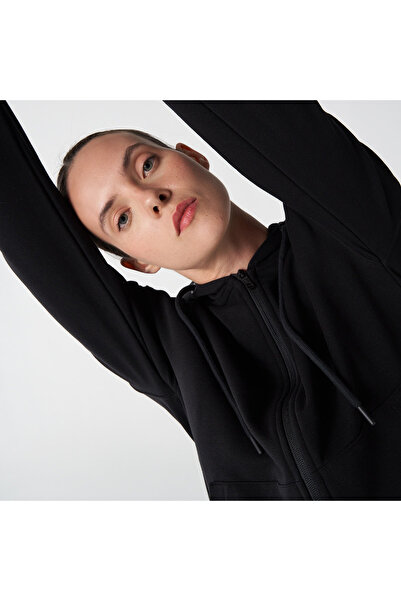 hummel T-Ic Icona Kadın Siyah Kapüşonlu Ceket