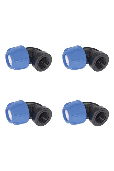 Altınyapı Hobi Market وصلة كابلين بوشفيت أنثى مقاس 40*40 مم (رباعية)