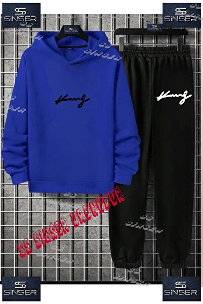 SS SİNSER Παιδικό Unisex Σετ Φόρμας με Κουκούλα "KING IMZA BLACK" με Ειδική Σ...