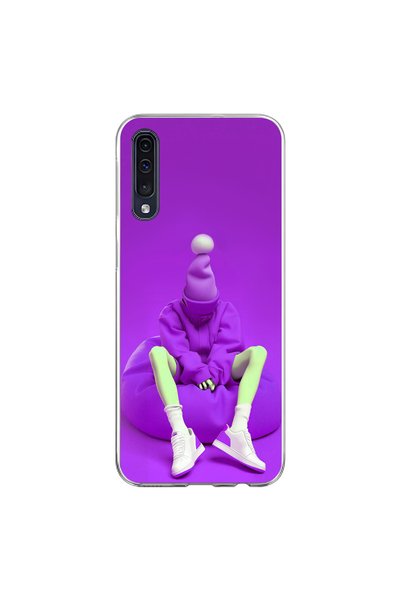 Dali Design Samsung Galaxy A70 Compatible Transparent Case No Face 6 Design
