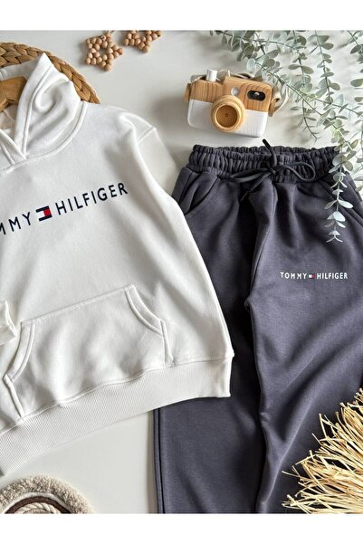 Teeny Weeny Kids Children's Hooded Bottom and Top Tracksuit Set