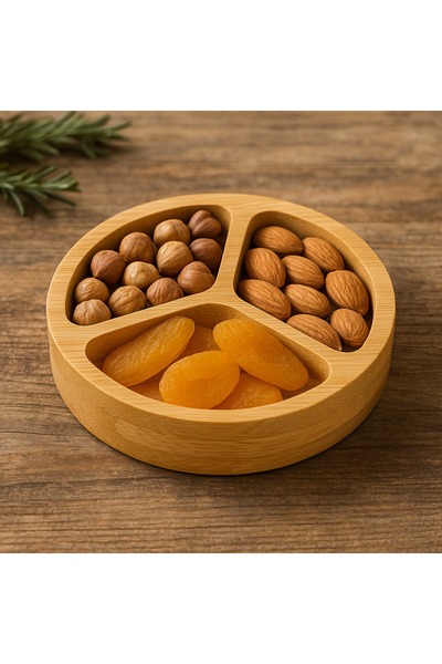 ADA Ahşap oyma ve çerçevecilik Snack Bowl Bamboo 12cm