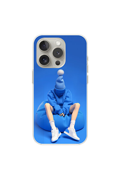 Dali Design حافظة شفافة متوافقة مع هاتف iPhone 12 Pro بتصميم No Face 5