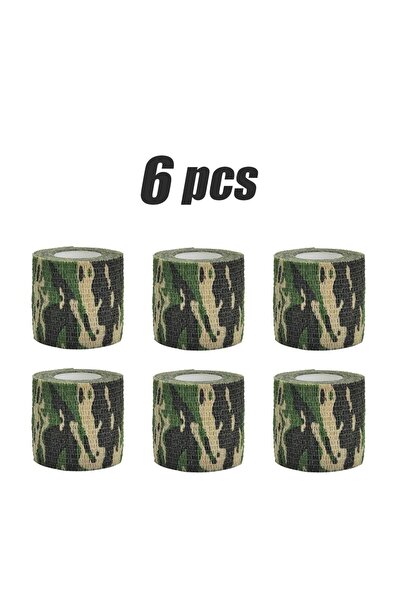 Choice 5 سم × 4.8 متر، 6 قطع 1/6/12 قطعة، شريط تمويه مرن للصيد في الهواء الطل...