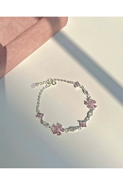ArtBDesign Sakura Çiçeği Pembe Bileklik
