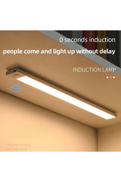 Intelligent Light Smart LED lighting with motion sensor, rechargeable battery operated, suitable for closets and wardrobes.