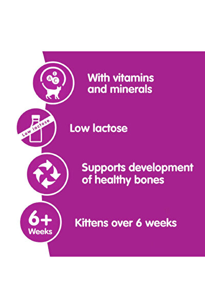 Whiskas Cat Milk 6 bottles x 200 ml, Promo Pack