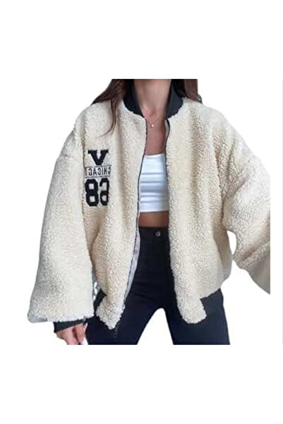 Bestway ve Diğeri Tüylü beyzbol bombacı ceket , mont