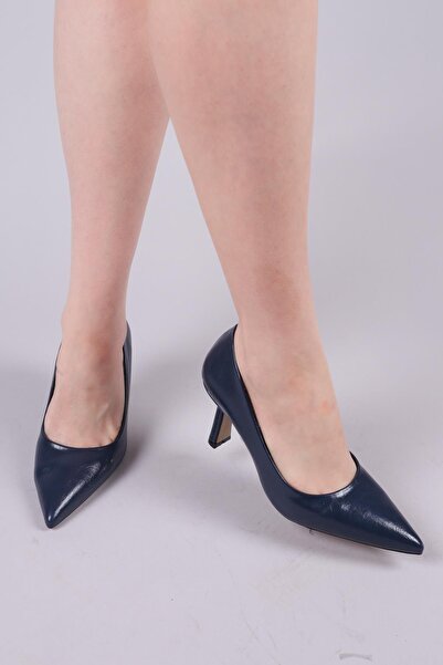 Birikon Pedro Closed-Back Stiletto Dark Blue