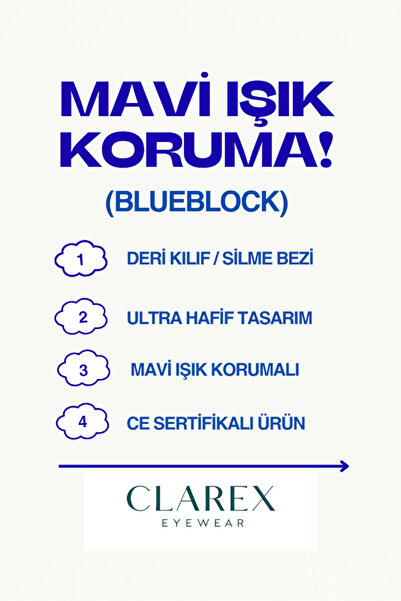 CLAREX Nova Leopard Patterned Blue Light Protective Glasses