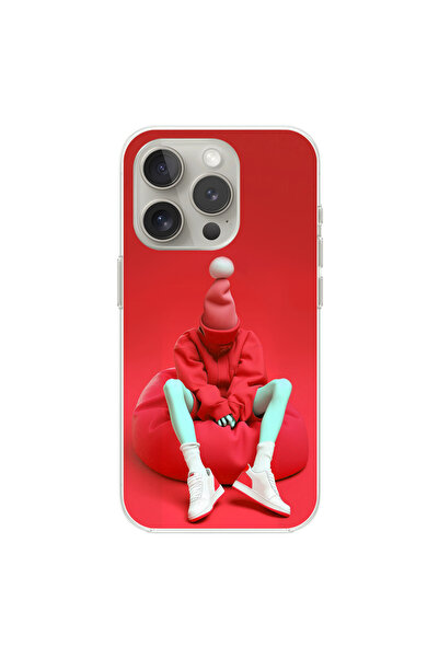 Dali Design حافظة شفافة متوافقة مع هاتف iPhone 16 Pro Max بتصميم No Face 7