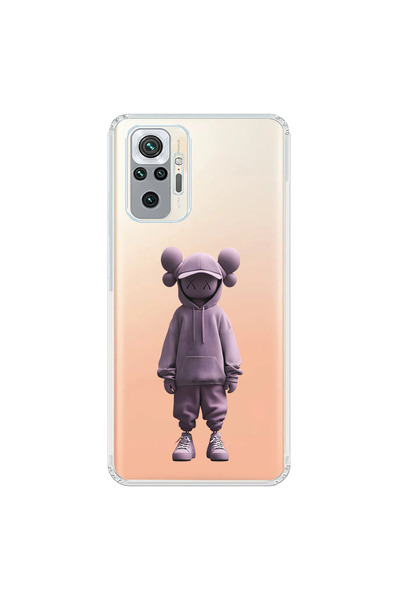 Dali Design حافظة شفافة متوافقة مع هاتف Xiaomi Redmi Note 10 Pro بتصميم No Fa...