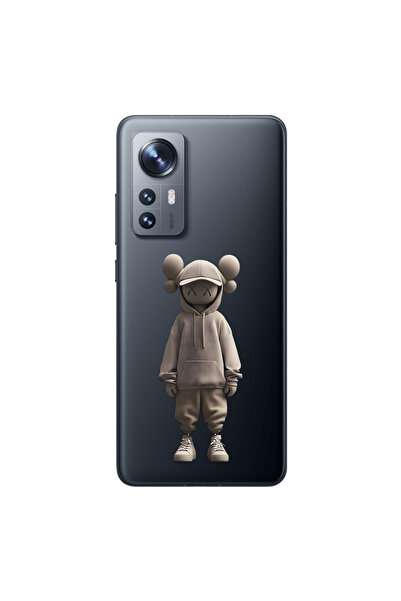 Dali Design حافظة شفافة متوافقة مع هاتف Xiaomi Mi 12 Lite بتصميم No Face 3