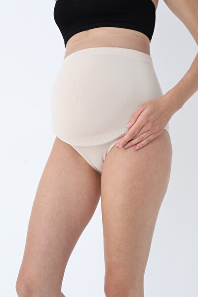 Serena Modal maternity tights – beige