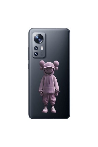 Dali Design حافظة شفافة متوافقة مع هاتف Xiaomi Mi 12 Lite بتصميم No Face 4