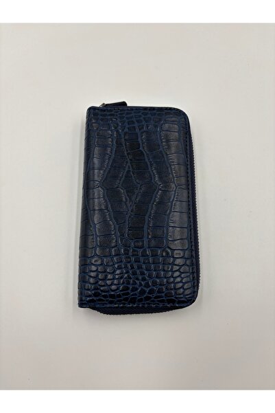 DeriDünyası Leather Crocodile Pattern Wallet