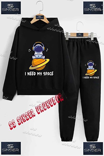 SS SİNSER طقم بدلة رياضية للأطفال من الجنسين مكون من مطبوع قطع بتصميم خاص من ...