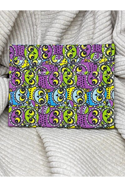 bijoux uniques Colorful Owl Patterned Card Holder Wallet