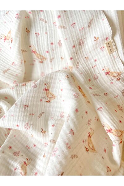 Zezig Chic Duck 4 Layer Muslin Blanket - 85X100