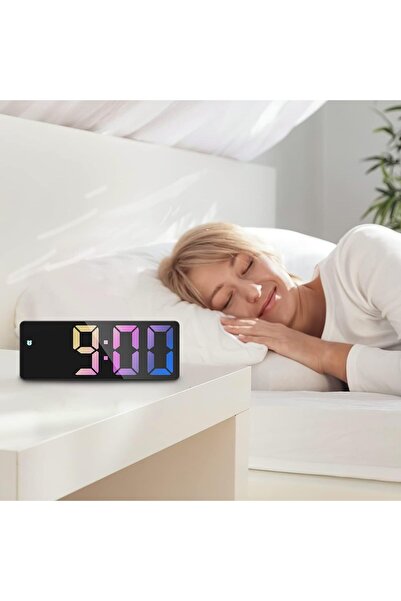 MASKY Zaman Göstergeli Elektronik LED Masaüstü Saat