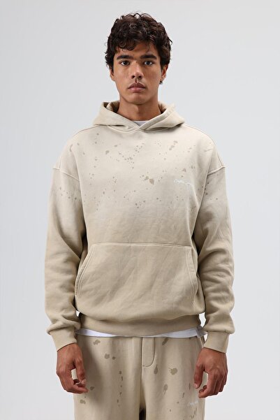 VAMOSCLO Washable Oversized Tracksuit Set Beige