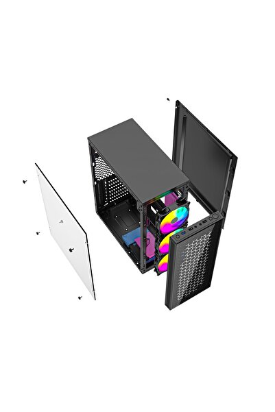Other GEMBIRD OBUDOWA FORNAX 500 MIDI-TOWER, USB 3.1