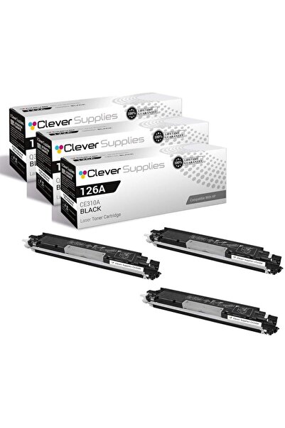 HP CE310A TONER SİYAH 100 Color MFP M175NW CE310A Black 126A Color CP1020 CP1...
