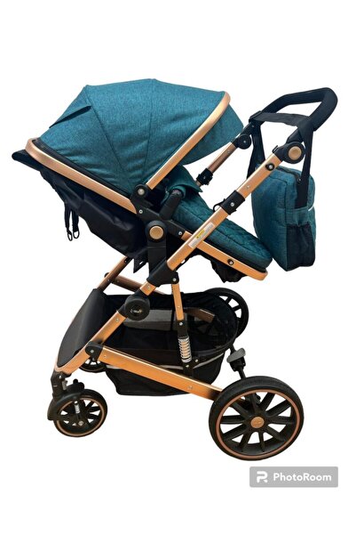 L-Sun ® 2-in-1 Reversible Stroller with Suspension - Blue