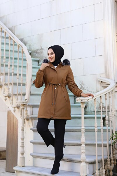 Vibeys Moda Winter Coat & Jacket with Fur Inside and Waterproof