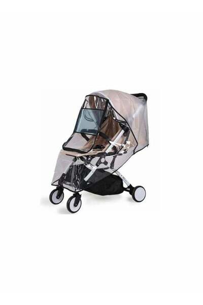 Generic Stroller Weather Shield Universal with Rain Cover (Transparent)