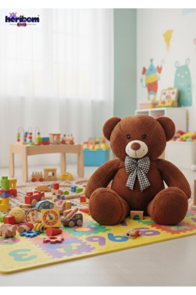 Heribom 90 Cm Peluş Ayı Büyük Boy - Sevgili Hediye- Doğum Günü Hediyesi