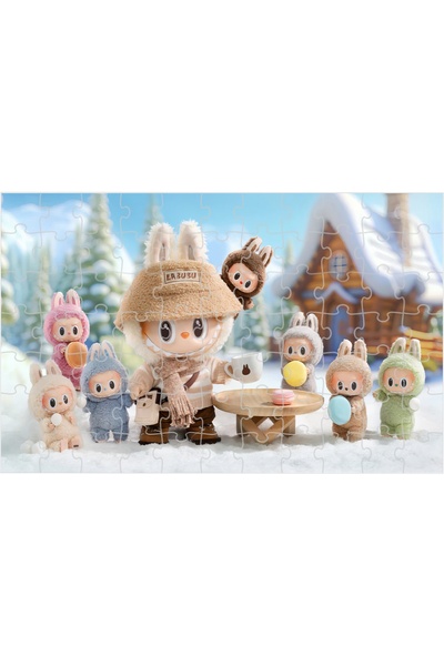 SIRADIŞI REKLAM Labubu's winter 42 parça puzzle