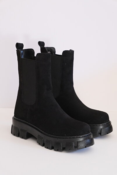 Munshoes Luxe Süet Kadın Bot