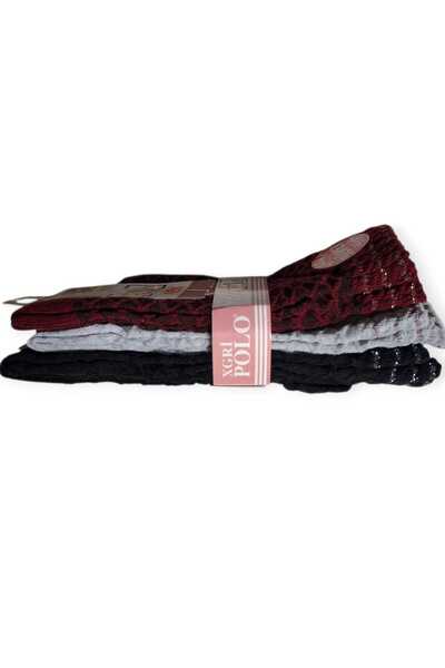MultiPa Xgri̇ Polo Colored Cotton Tennis Socks 3 Pairs