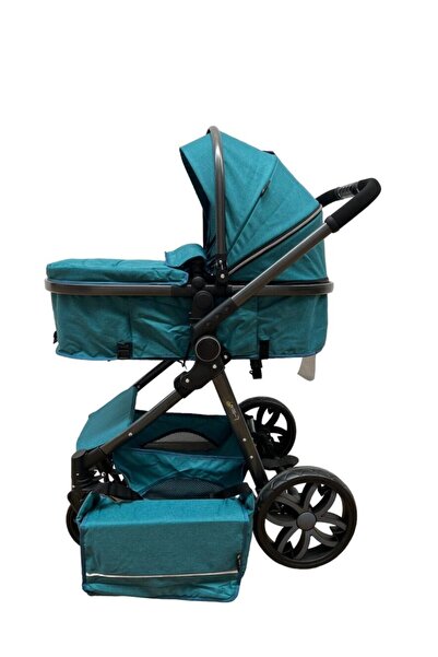 L-Sun 2-in-1 Reversible Stroller (Bassinet and Seat) - Green