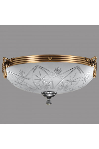 CandelabreClasice Elegante Ceiling Light, 43 cm Diameter, Classic Design, Antique Bronze Finish - Bussy Lighting