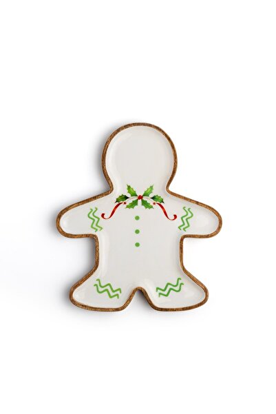 Cora Home Noella Presentation Plate Gingerbread Man 25X22 cm