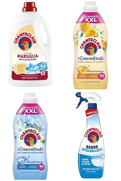 chante clair Set 4 Chanteclair Mixt: 1x lichid rufe Marsilia, , 1575ml, 35 spalari, 1x rufe Flori portocale Narci