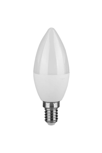 V-TAC Bec LED tip lumânare E14 4.5W 3000K Alb Cald 470 lm