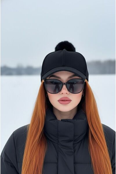 Goldmine Kadın Ponponlu Keçe Şapka