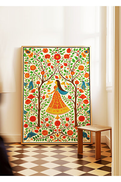 ARTHOUSECOLLECTIVE Floral Lady - Poster fără ramă în dimensiuni de tablou