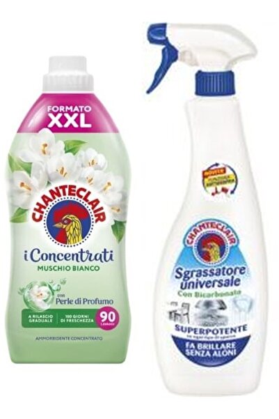 chante clair Set 2 Chanteclair Mixed: 1x White Musk laundry detergent, 1800 ml, 90 washes, 1x Universal Bicarbonate Spray, , 600