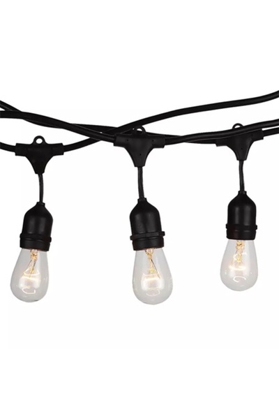 V-TAC Ghirlandă luminoasă festivă cu 10 socluri E27, 5 m, IP54