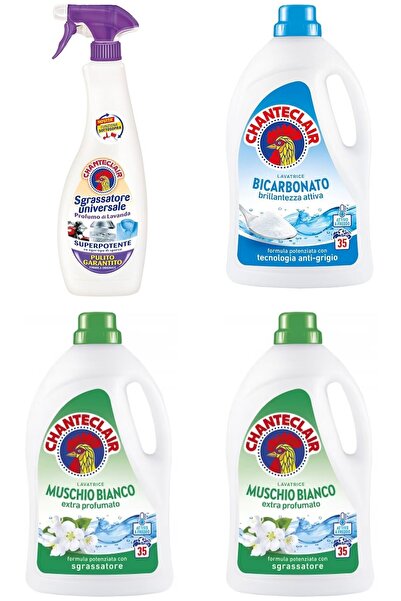 chante clair Set 4 Chanteclair Mixed: 1x universal Lavender, 600 ml, 1x Bicarbonate laundry detergent, 1575ml, 35 washes