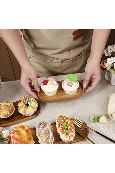 KTT Set of 3 Oval Presentation Plates Stylishly Designed Functional Product