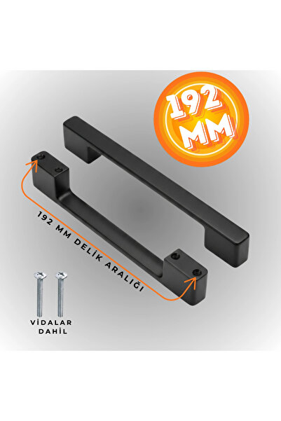 CAN METAL Köprü Kulp Dolap Çekmece Kulbu Metal Kulp 192 MM