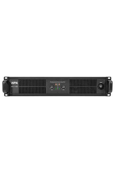 HPA AM-1100 Επαγγελματικός Ενισχυτής Ισχύος Τάξης AB 2x300W/8Ω, 1100W Τραβέρσ...