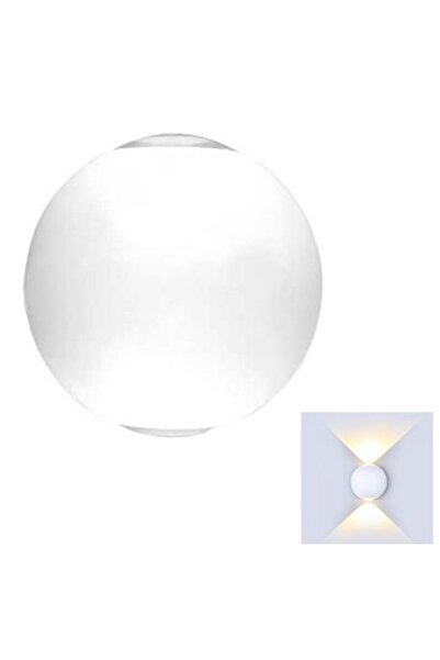 V-TAC Aplică LED de perete 6W 4000K Alb Neutru IP65